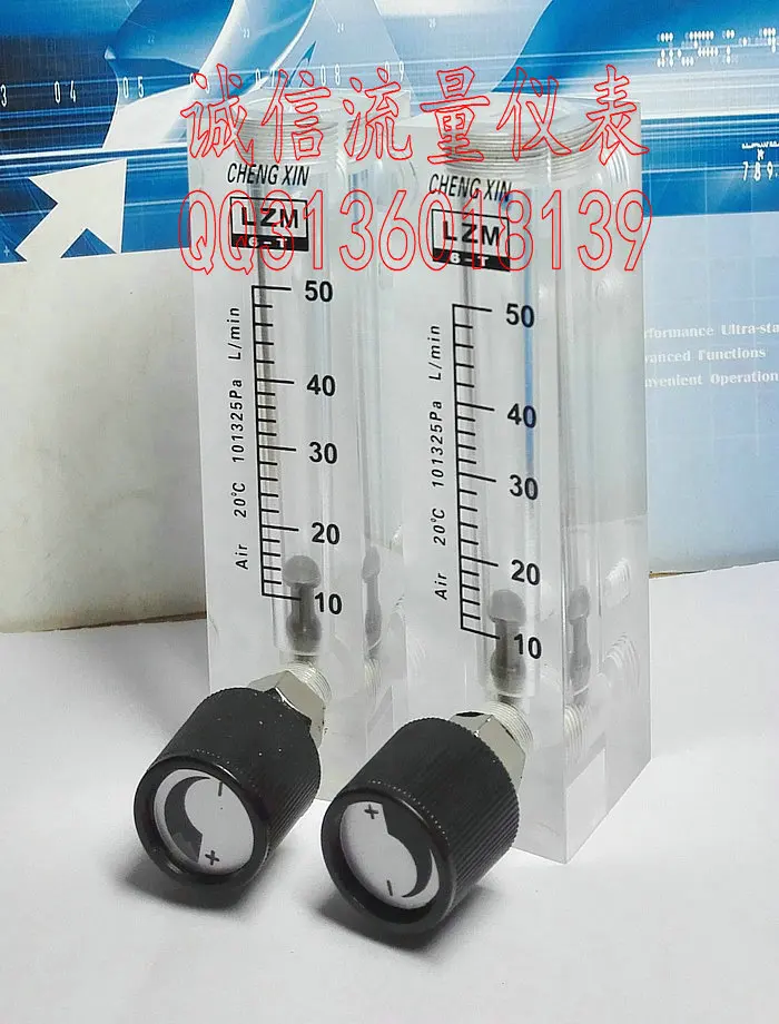 

LZM-6T adjustable panel air flow meter 10~50L/min Air flowmeter