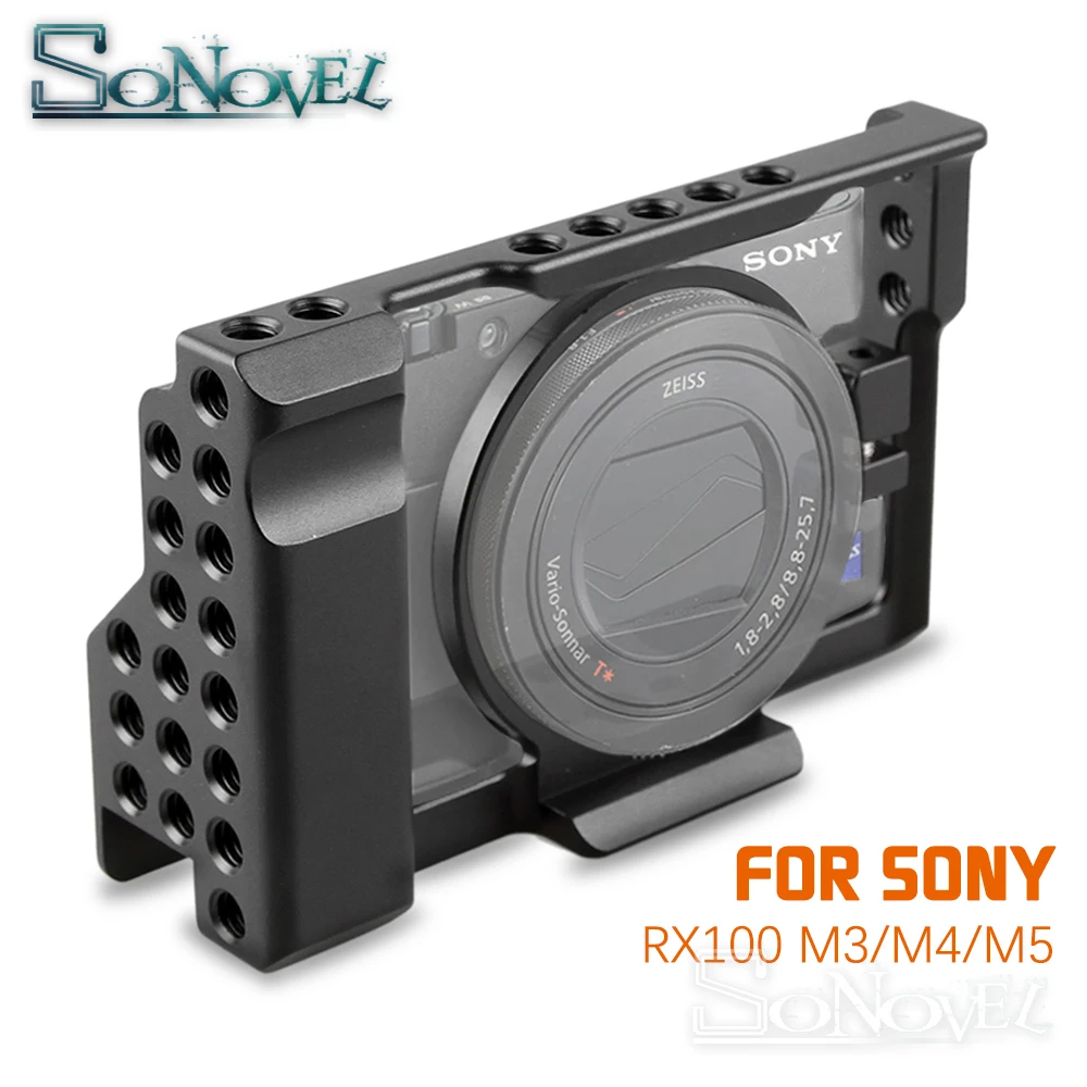 

Комплект для камеры RX100 из алюминиевого сплава, для Sony RX100 III IV V, Стабилизатор камеры для Sony RX100 M3 M4 M5, рамка камеры