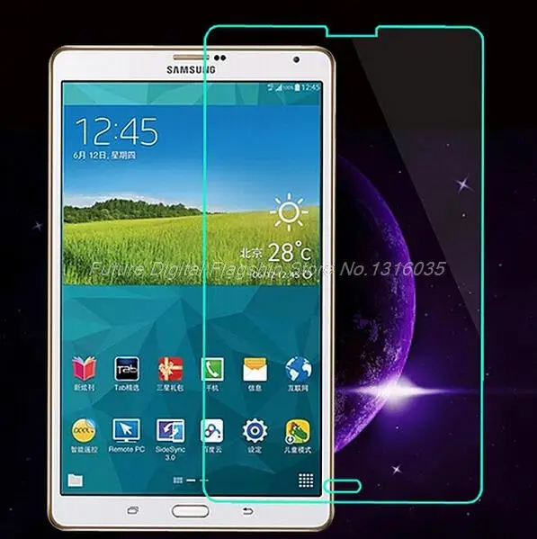  2pcs Premium tempered glass film For Samsung Galaxy Tab S 8.4 T700 T705 T707 tablet  Anti-shatter Screen Protector Film