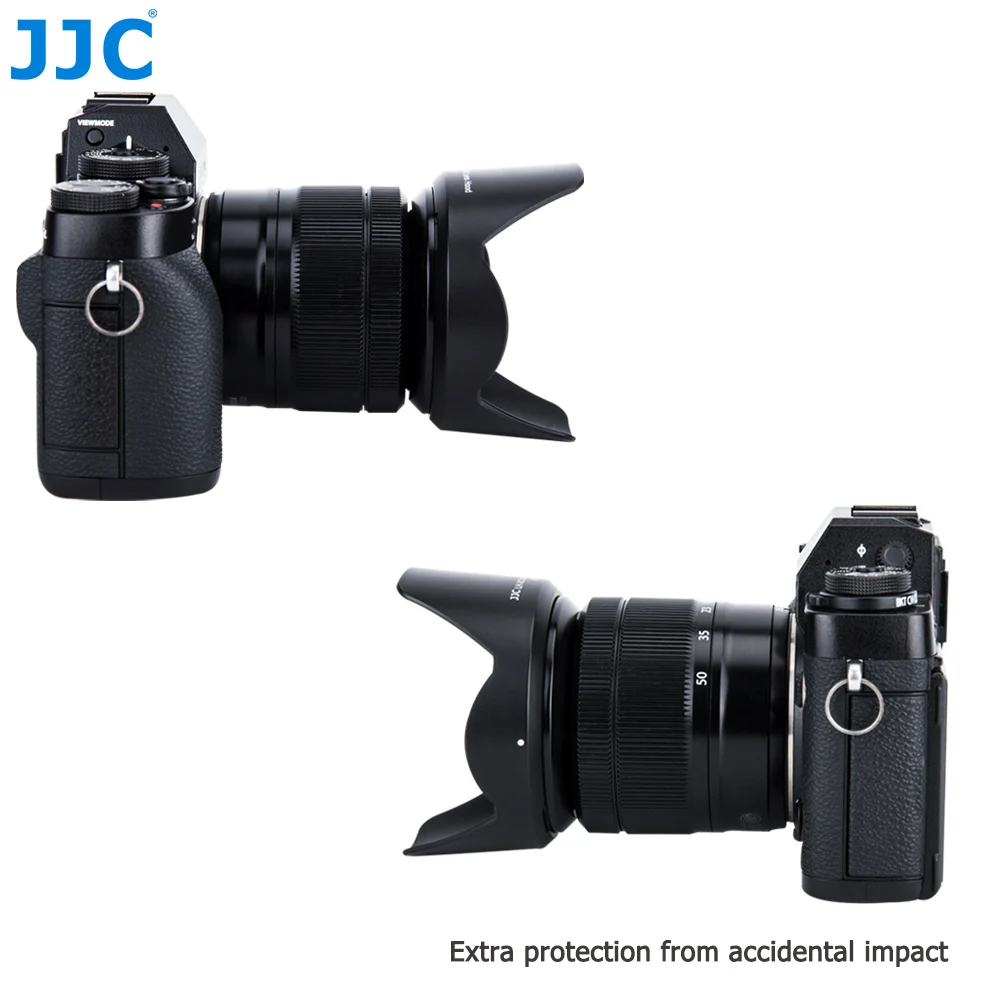 JJC Bayonet Lens Hood Shade for Fujinon XC 16-50mm F3.5-5.6 OIS II Lens on Fujifilm X-T200 X-T100 X-A7 X-T30 X-T20 X-T10 Camera