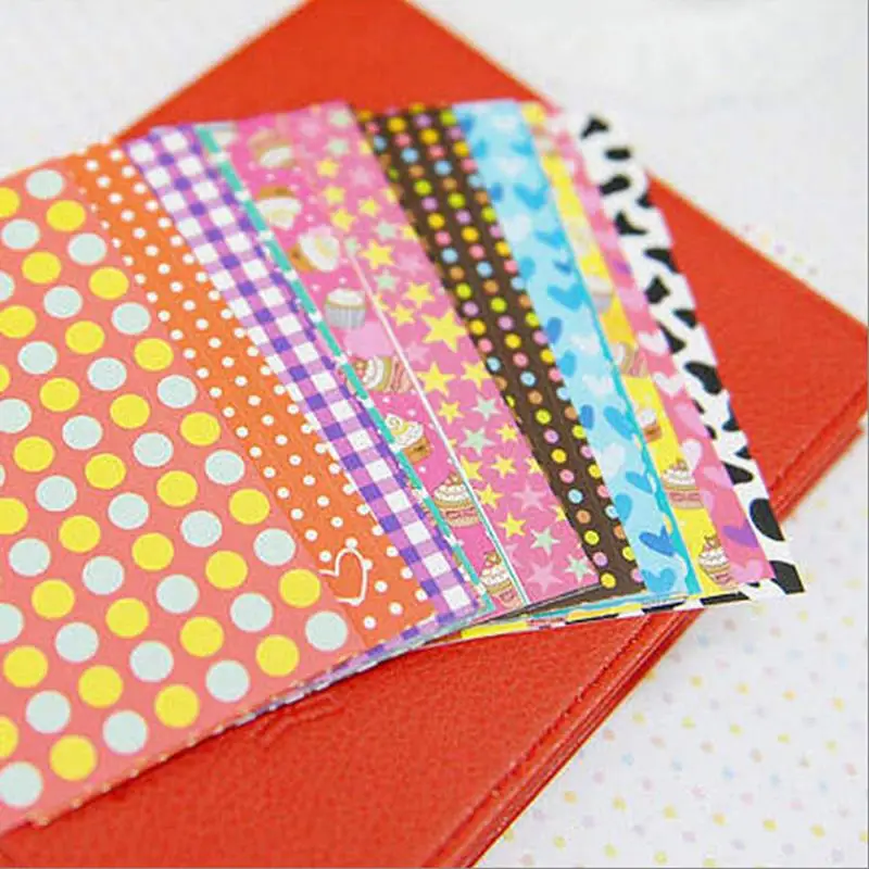 20 Pcs/Lot DIY Scrapbook Paper Photo Sticker Albums Decorative Photos Frame Stickers For Instax Mini Film Home Decor