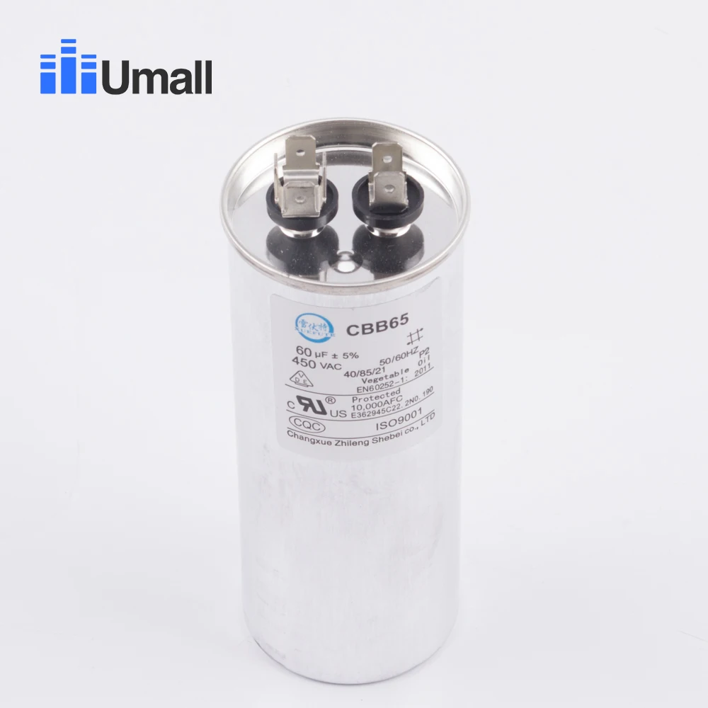 CBB65 45uf airconditioning condensator explosieveilige compressor start condensator koelkast vriezer vervangende onderdelen