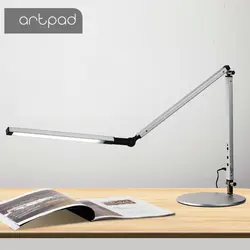 Energy Saving Modern LED Desk Lamp with Clamp Dimmer Swing Long Arm Business Office Study Desktop Light for Table Luminaire