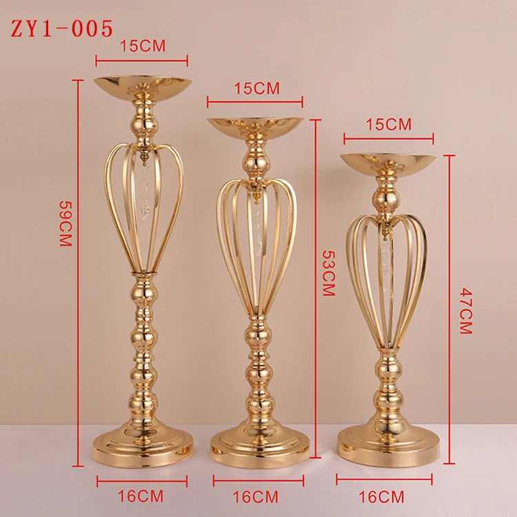 

New sliver/gold Trumpet Vase For Wedding Centerpiece, sliver flower stand Vase, wedding flower vase