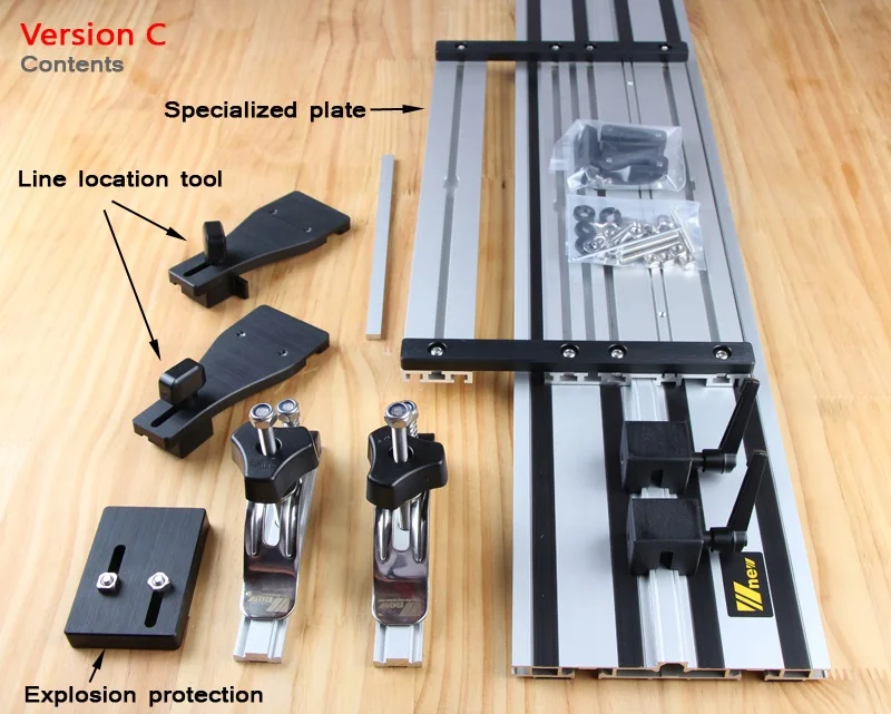 Double-deck Electrotrephine Carving Machine Straight Guide Rail With Adjustable Saw Base