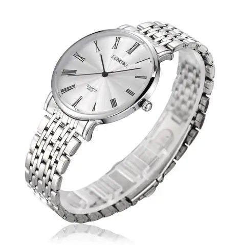 Uomo donna amanti marchio di moda Longbo quarzo orologi da polso digitali in acciaio pieno Dive Casual Business Watch Relogio Masculino Mujer