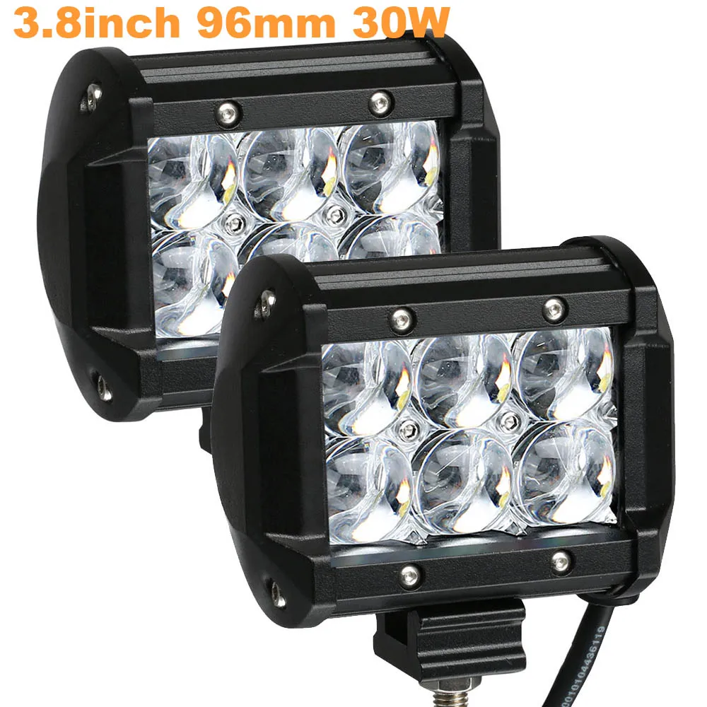 Weketory 4 6.5 9.3 12 17 Inch 30W 60W 90W 120W 180W 5D LED-werklampbalk voor auto Boot Off Road 4WD Truck Auto SUV ATV 12V 24V