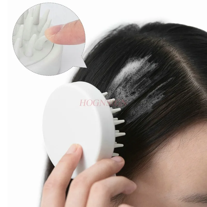 Silicone Shampoo Brush Adult Scalp Massage Tool Baby Wash Head Artifact Male And Female Bath Comb Point Health Care Tools