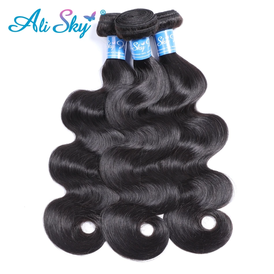 Perruque Lace Closure 100% naturelle Body Wave, cheveux humains brésiliens, 4x4 5x5, 13x4, avec Lace Closure transparente, 3 lots