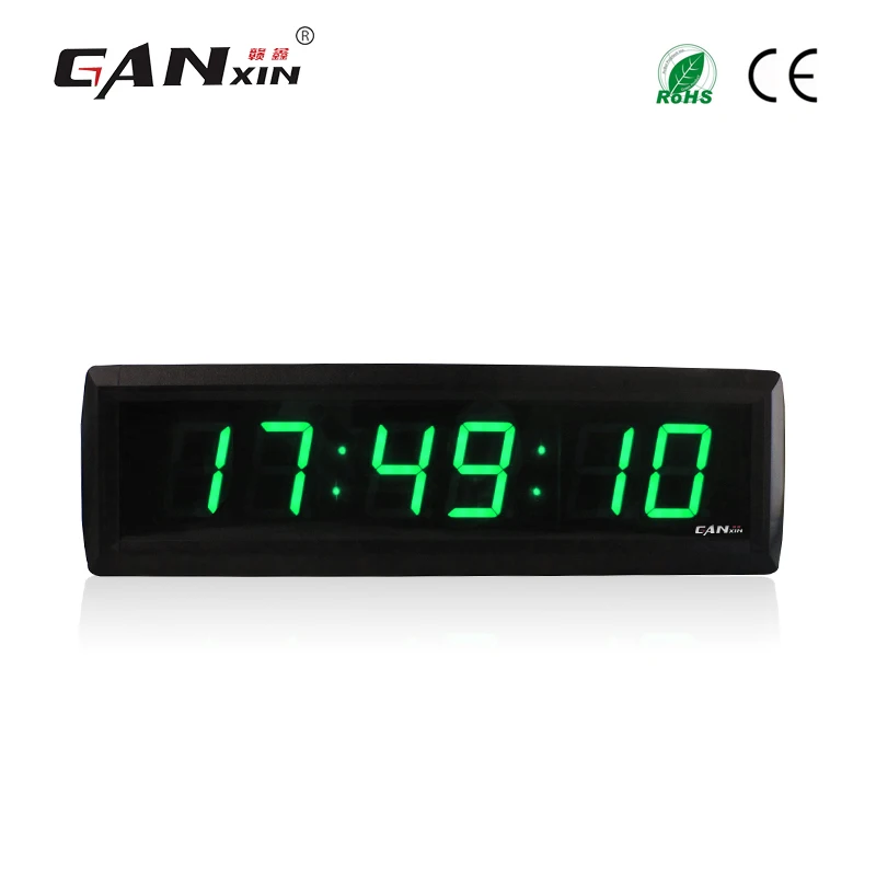 

[Ganxin]1.8'' Green Color Alarm Clock Modern Wall Clock for Home Use