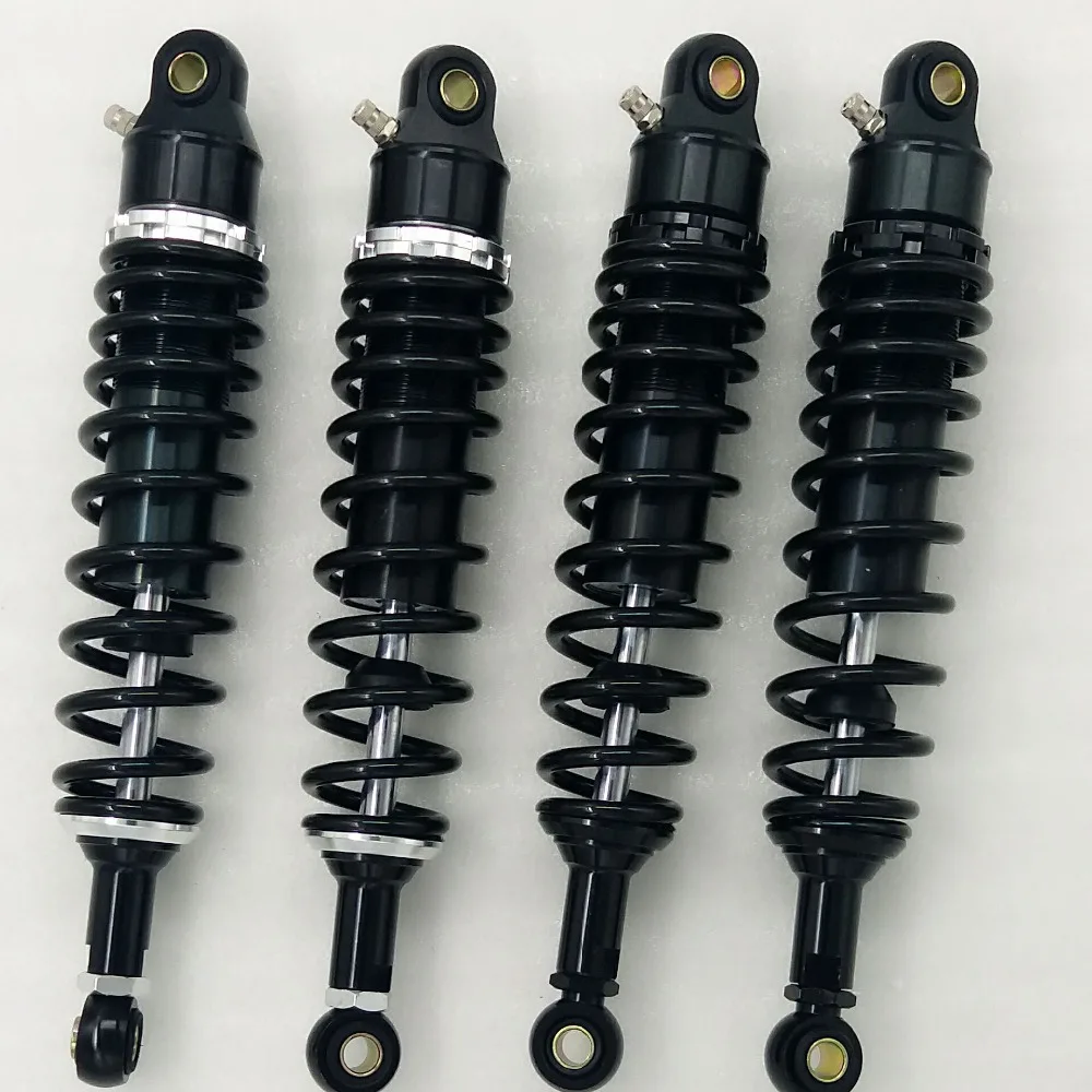 RFY 2 pcs 7mm Spring Universal 320mm 340mm  Nitrogen Rear Shock Absorber Motorcycle for Honda cb400 yamaha suzuki Black