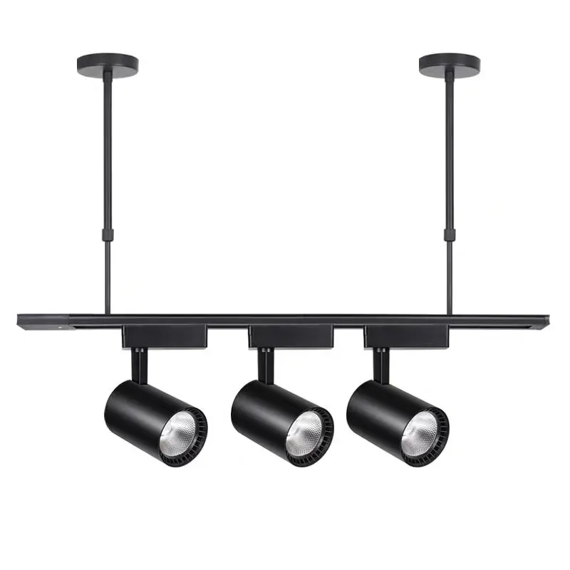 Track Lighting Spotlights Suspension Accessories Adjustable Long Rod Ceiling Tracking Mounted Extension Tube 20-200cm Rails