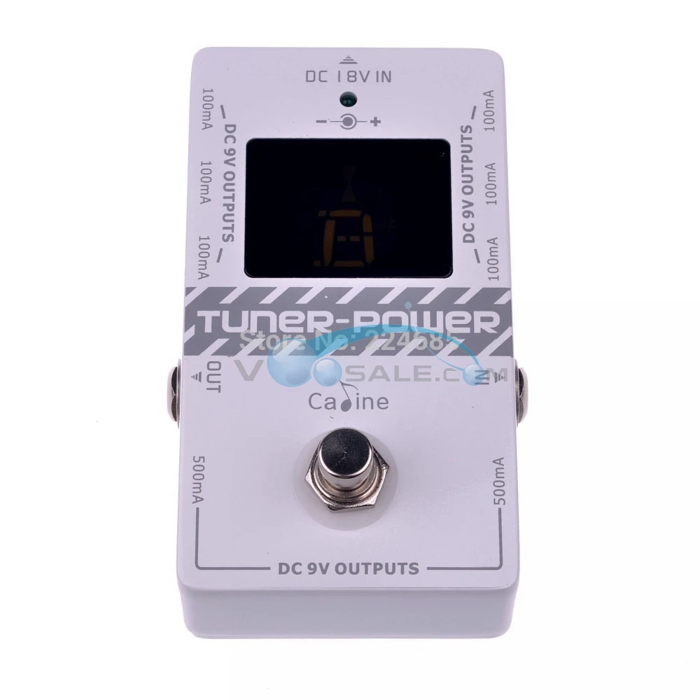 Imagem -03 - Caline Cp09 Tuner-power em para dc 9v Guitarra Pedal Efeito Oito Saídas Isoladas Guitarra Pedal Fonte de Alimentação com Ture Bypass