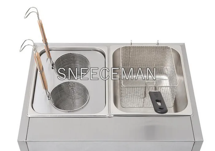 -3701a麺調理機でフライパン食品加工フライヤーポット