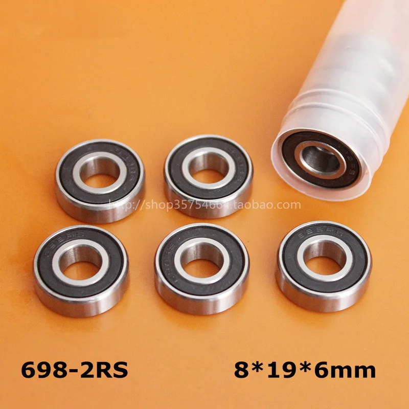 

[CM698RS-P6]10PCS Free Shipping ABEC-9 best quality outer diameter 19mm ball bearing R-1980RS 698RZ ball bearing 8MM*19MM*6MM