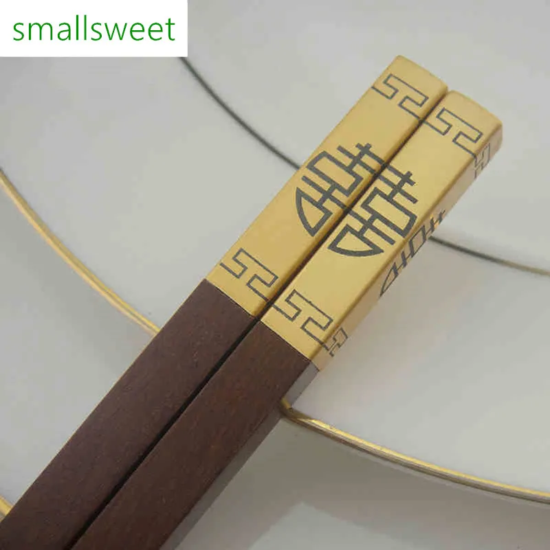 Essstäbchen aus Holz, Geschenkbox, Hochzeitsgeschenke, chinesische Merkmale, Überseegeschenke, Essstäbchen aus Holz, Essstäbchen-Set, Holzküche – Detail 23