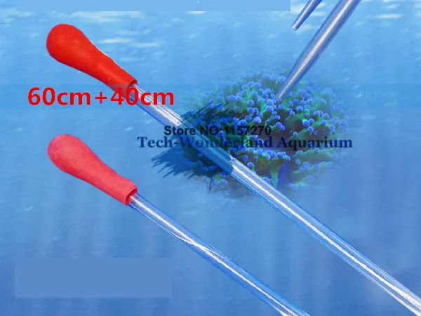 60cm+40cm NEW Aquarium Acrylic LPS Software Coral feeding tube Coral feeder