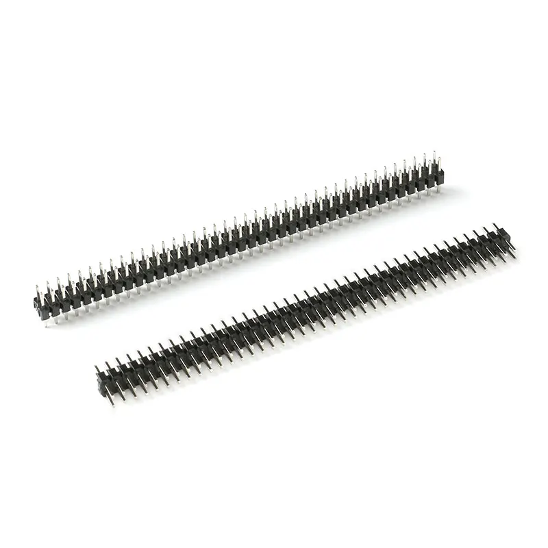10PCS/2Pcs 2.0mm Pitch 2.0 Single / Double Row Male Pin Header 1x40P  2x40p 2.0mm male pin header copper connector