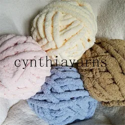 Wholesale Price Super Chunky Chenille Yarn  26Yards  7 Jumbo  Arm Knitting Chenille Yarn for Scarves Blanket