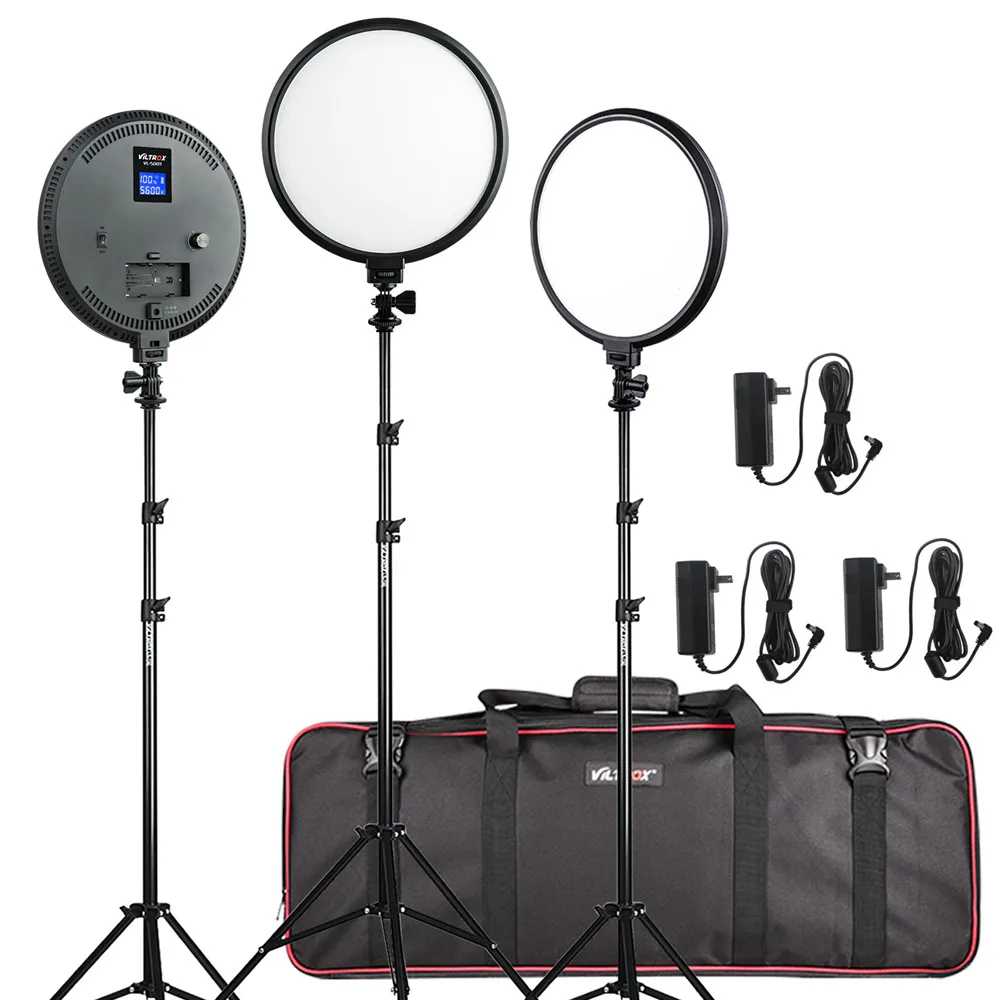 

Viltrox VL-500T 25W Video LED Light Studio Bi-color Slim Dimmable Lamp light strand for Camera Facebook YouTube