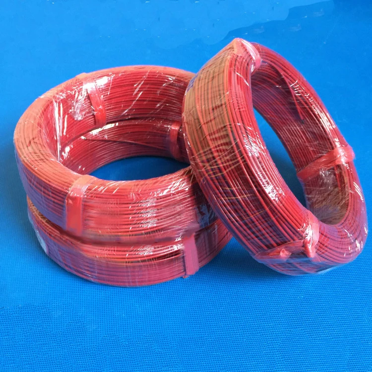 

Free shipping 100M silicone 3k heating cable Underfloor carbon fiber heating cable electric Red blanket heating wire