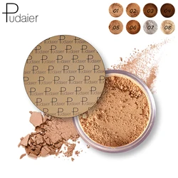 ON SALE-Pudaier Makeup Face Loose Powder For Women Dark Skin Long Lasting Whitening Bronzer Contour Nude Base Setting Powder