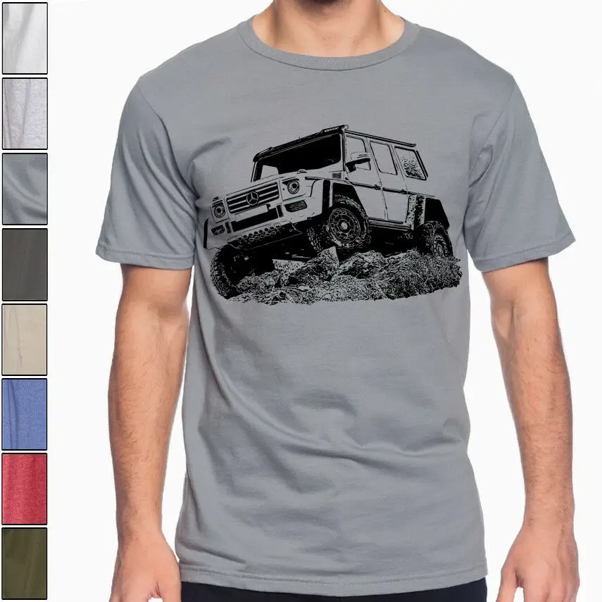 Classic G Class G63 G65 SUV Off Road SOFT Cotton T-Shirt Multi Colors & Sizes