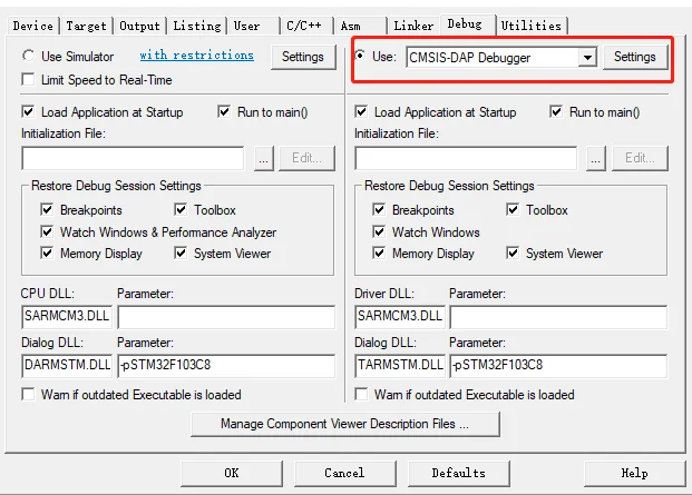 CMSIS-DAP Download Debugger (MBDCORE Toolbox Key)