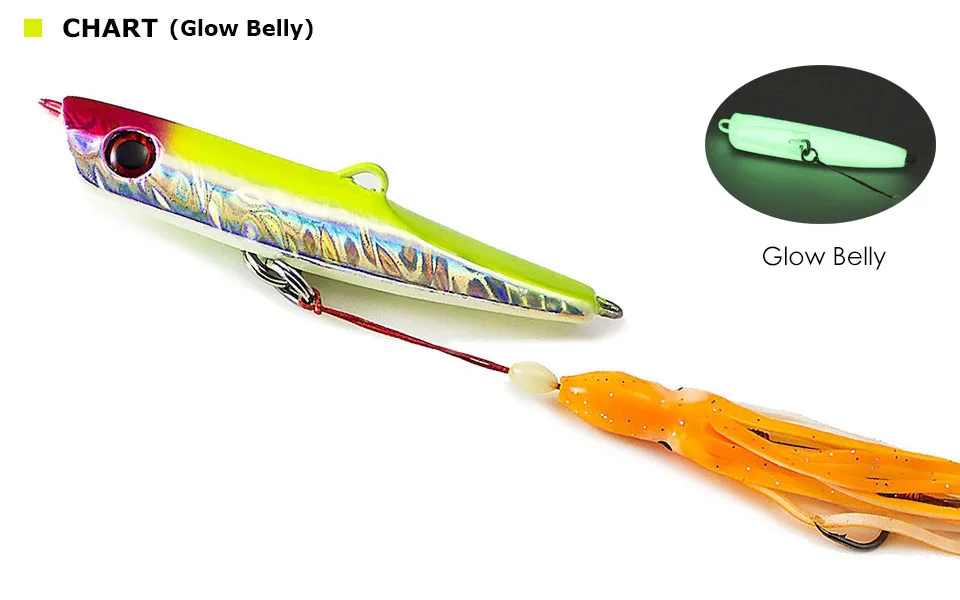 Countbass Bottom Ship Inchiku señuelo jigging con anzuelo asist - imagen 2