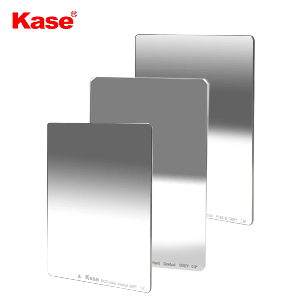 Kase 100x150mm Nano MC Multi-coated Optical Glass Soft Hard Reverse Graduated Neutral Density Filter GND0.9 0.6 1.2 1.5 ND16 8 4