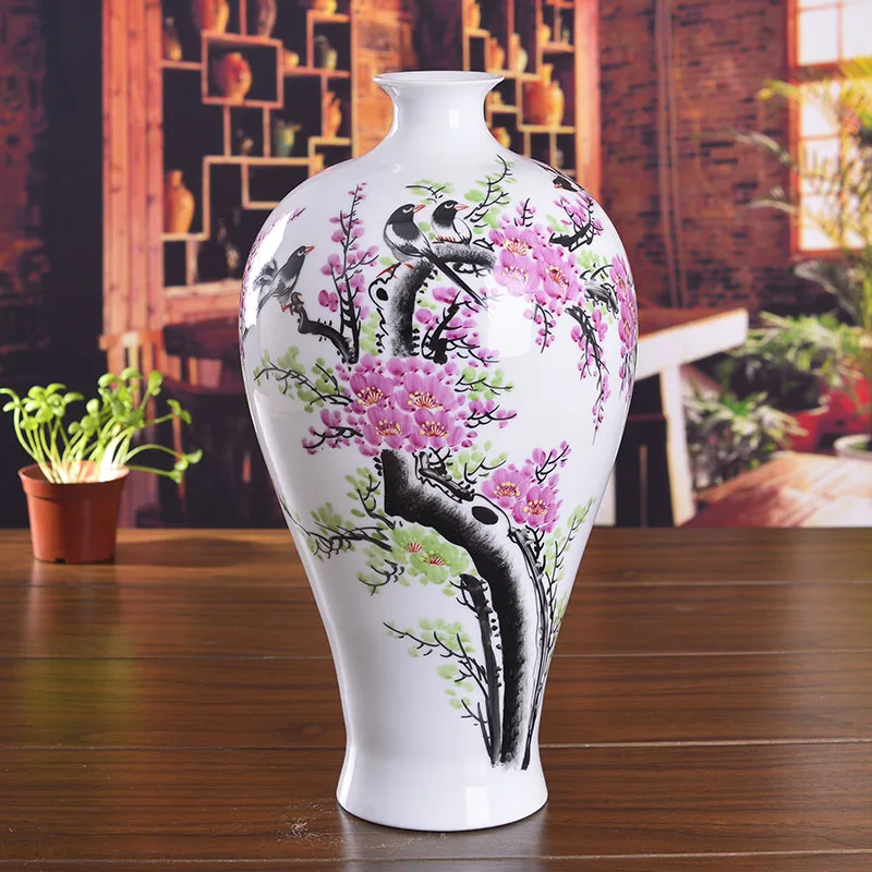 

Ceramics famille rose vase modern decoration home accessories wedding gift jingdezhen ornamental vases