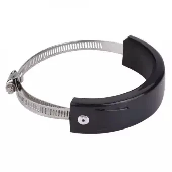 ZSDTRP العالمي دراجة نارية العادم حامي 100 مللي متر-140 مللي متر البيضاوي يمكن غطاء جولة العادم الحرس غطاء #2