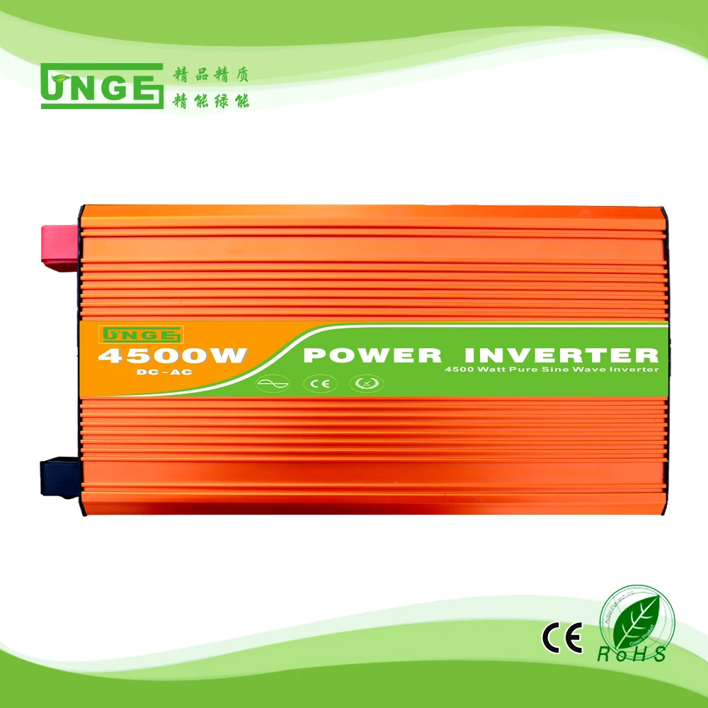 4.5KW/4500W 24/48/96V To 100/110/120/220/230/240VAC 50/60Hz Residential Home High Frequency Use Pure Sine Wave Off Grid Inverter