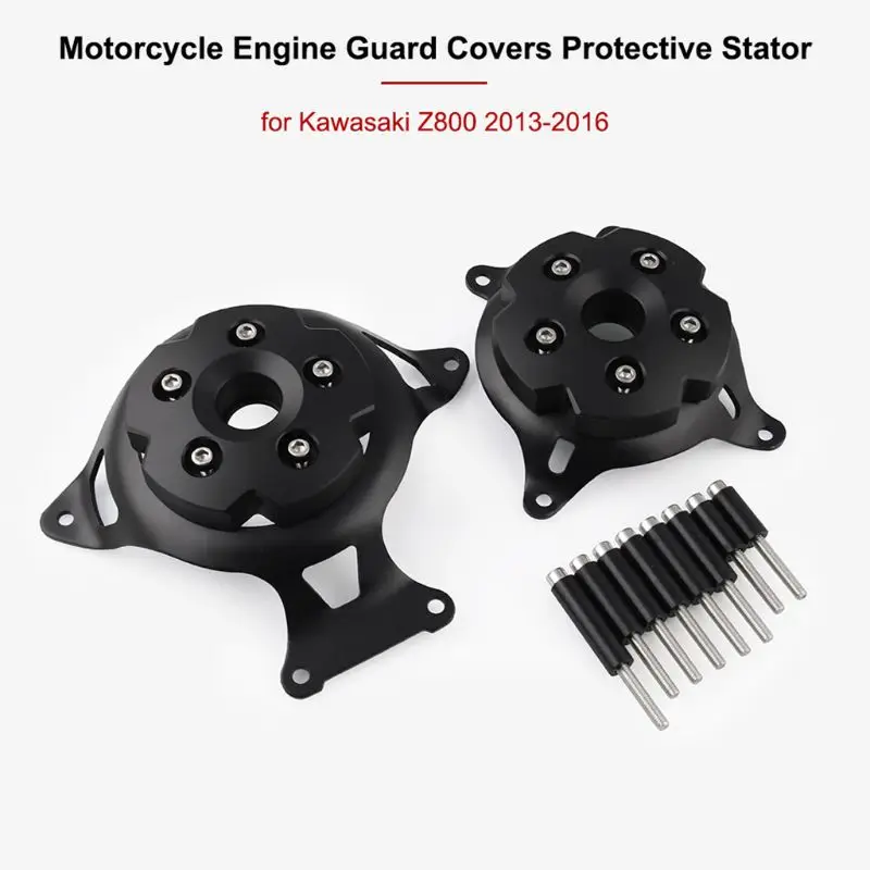 Motorcycle Engine Stator Cover Engine Guard Side Shield Protector For Kawasaki Z750 Z800 2013 2017 750 13-17