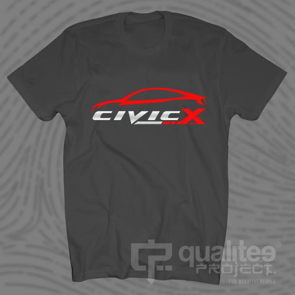 New Civic X 10 Generation Fc Type R T-Shirt Good Quality Cotton T Shirt Men and Men O-Neck Casual Print T Shirt Business