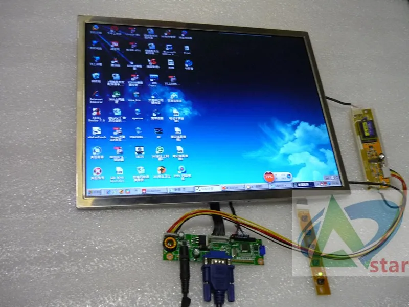 لوحة تحكم شاشة LCD مقاس 15 بوصة HSD150MX15/17 SVA150XG10TB 1024x768 ، مجموعة لوحة تحكم RTD2270L ، كابل LVDS 20pin