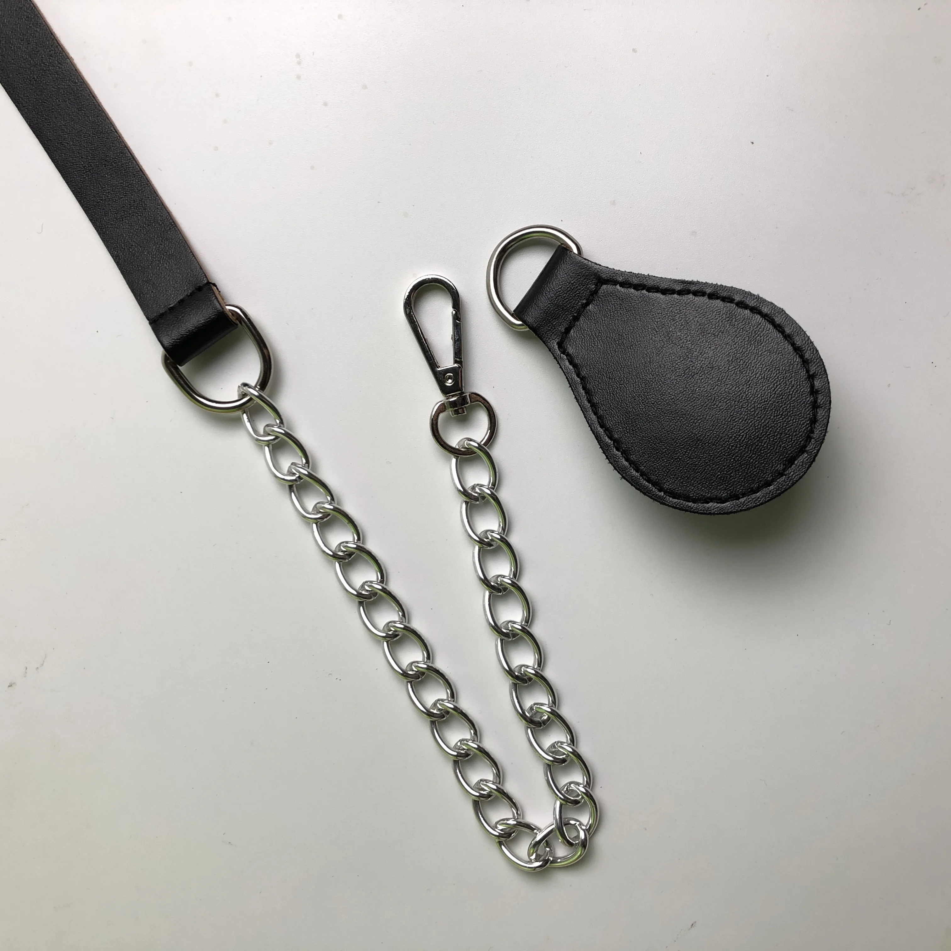 Adjustable Aluminum Handle with Drop End Removable Drop End Long Flat Handles for Obag Faux Leather Handle for O Bag accessories