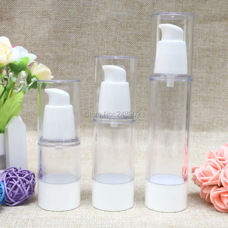 

Travel Cosmetic White Refillable Bottles Beak Head Korean Style Plastic Makeup Container Packing Bottle 10pcs/lot