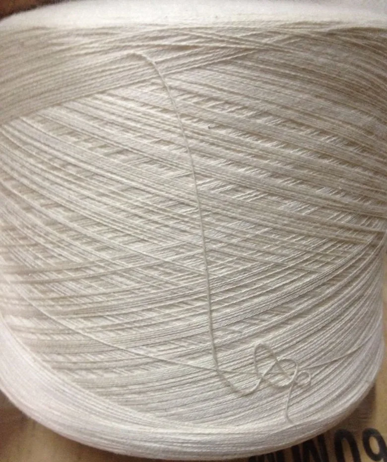 

15 KGs 100% Cotton Yarn For Sewing Weaving Knitting Or Clothes Thread 20 S/2 Natural White Combed Eco-Friendly Wholesale