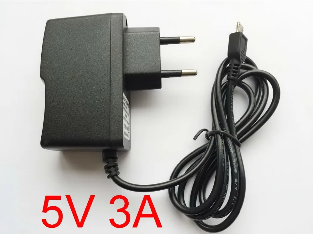 3000mA 전원 어댑터: 5V 3A AC-DC 어댑터로 Raspberry Pi 2 사용하기