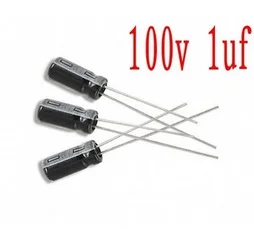 

100V 1UF 1UF 100V Electrolytic Capacitors volume: 5*11 best quality