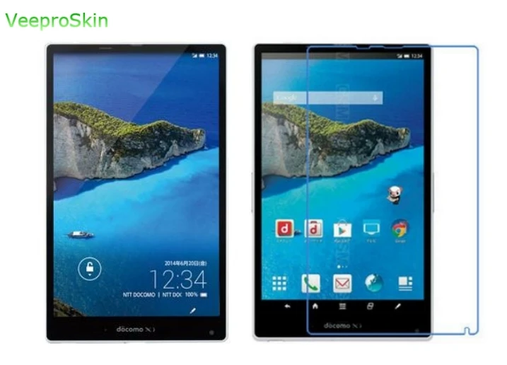 Filme protetor de tela 2 segundos para docomo, lentes com 7 polegadas, com anti-impressão digital