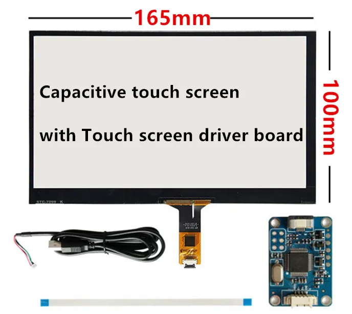 7 inch LCD Screen Touch Screen AT070TN90 V.1 AT070TN90 V.X 20000938-00 Resistance Capacitive Digitizer With Driver Board