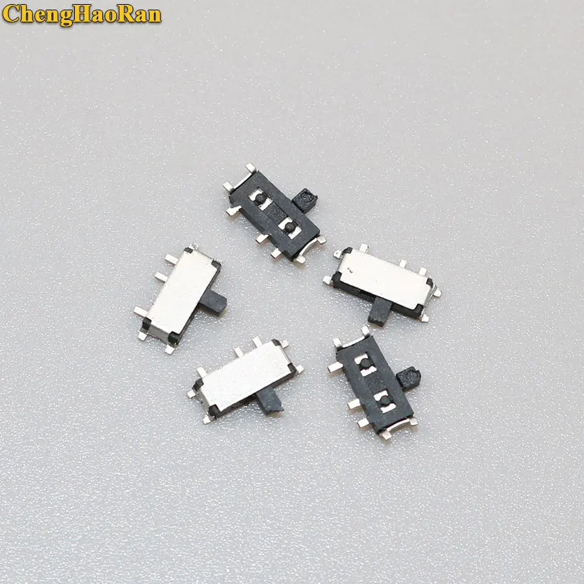 

ChengHaoRan 10 pcs Mini 7-Pin On/Off 1P2T SPDT MSK-12C02 SMD Toggle Slide Switch For MP3 MP4