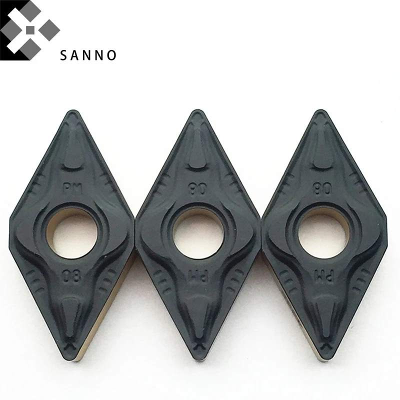 

50pcs/lots DNMG150404-PM 4225 / DNMG150404-PM 4235 / DNMG150404-PM 4325 CNC Carbide Turning Inserts