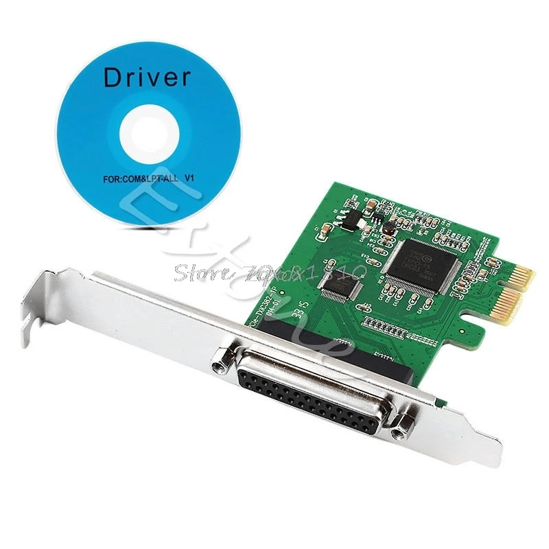 

Parallel Port DB25 25Pin LPT Printer to PCI-E Express Card Converter Adapter Whosale&Dropship