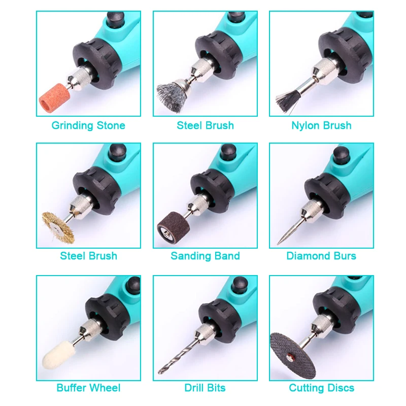 Power Drill 288pcs Dremel Accessories For Rotary Tools Grinding Wheel Power Tools Diy Electric Drill Mini Electric Tools