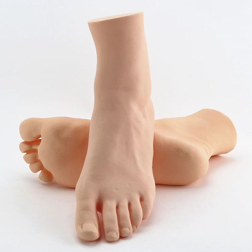 Mannequin féminin réaliste réaliste, chaussures d'exposition, chaussettes, sandales, tongs, plastique souple et dur, modèle de pied pour femmes