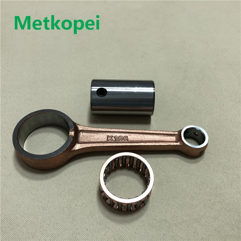 Motorcycle GS200 QM200GY DR200 crankshaft connecting rod for Suzuki 200cc GS DR QM 200 con rod with needle bearing