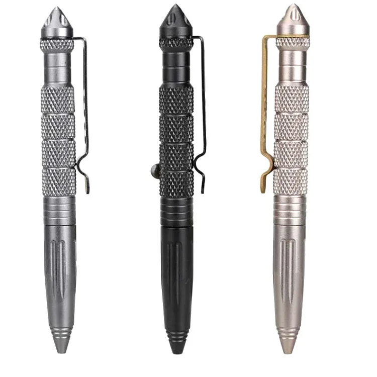 

Tactical pen tungsten steel rotating unisex pen window metal ballpoint pen multifunctional metal pen FREE SHIPPING